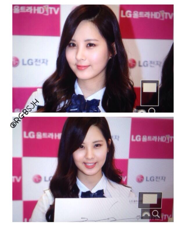 [PIC][12-11-2013]SNSD xuất hiện tại sự kiện fansign cho thương hiệu LG Electronics vào tối nay + Vắng Jessica BY3hgWNCAAAFWss