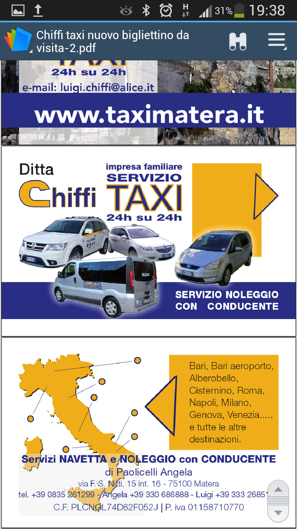 TAXISASSI's tweet photo. http://t.co/N2rdsWYeFI servizio taxi e noleggio ncc auto e minibus http://t.co/QSaym3eNTJ