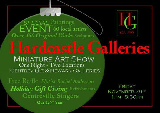 hcgallery's tweet photo. Join us in Centreville or Newark on Black Friday for our annual Miniature Show! http://t.co/1VBP0TRYKQ