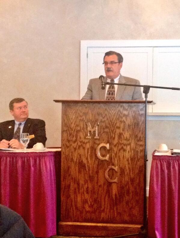 Tectum markets ceiling and wall panels to schools &amp; institutions worldwide says Mike Massaro <a href="/ChamberofC/">Licking Co. Chamber</a> event.