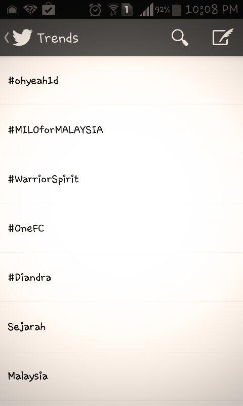 ShaidaAdni's tweet photo. Last episod #diandra trending !! @dramaatv3 http://t.co/0jYu2Y6eDY