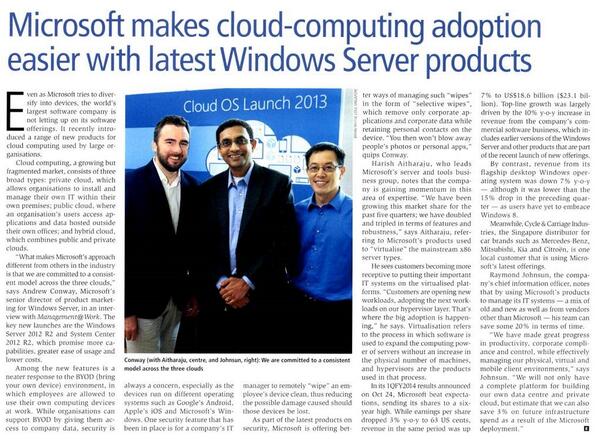 HarishAitharaju's tweet image. TOP article in #THEEDGE SG. Key wins with #HyperV and showcasing #MSCLoudOS momentum @microsoft_sg @gospiffy