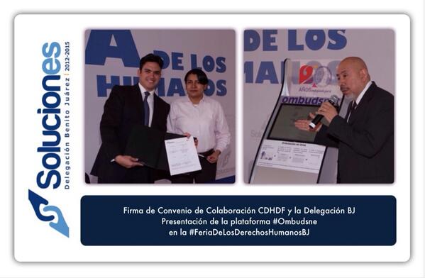 JorgeRoHe's tweet photo. La #BJ a la vanguardia con la plataforma #Ombudsnet vía @CDHDF en la #FeriaDeLosDerechosHumanosBJ http://t.co/EkymcYLvno