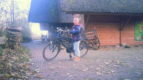 vorige week heeft Bjorn Bonnema deze prachtige fiets gewonnen met een actie