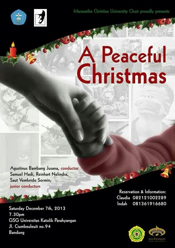 : Tic Prices: - Student : 25.000 IDR - Regular : 45.000 IDR - VIP : 75.000 IDR Come on Celebrate Christmas with us!