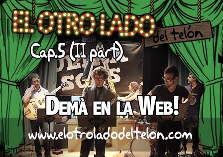 Demà a la web podreu veure la segona part d'aquest 5é capítol "Ultrasons 13". elotroladodeltelon.com