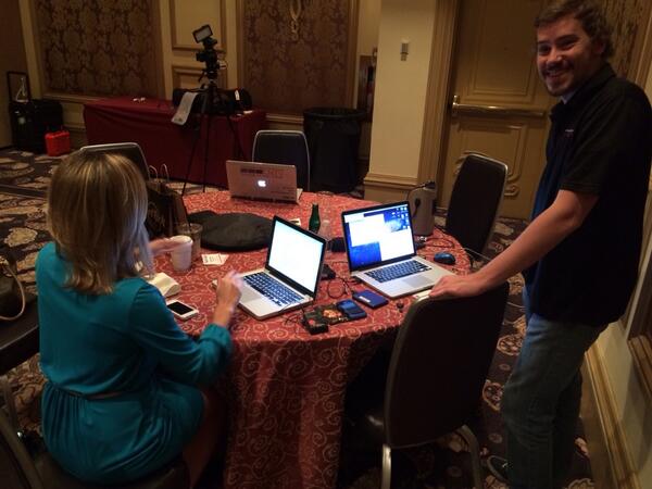 RT <a href="/redbuttontv/">redbutton.TV</a>: Production still behind the scenes with <a href="/CNTV/">CNTV</a> during #teccsociety COI  Summit.