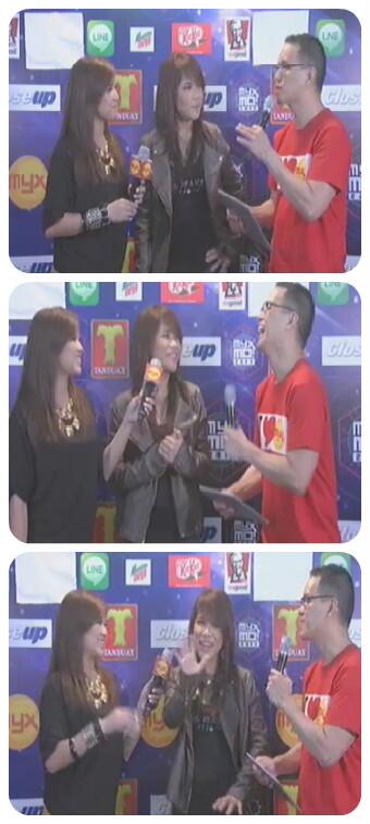 klangina's tweet image. Backstage interview with @Klarissedguzman #postperformance #MYXMO2013