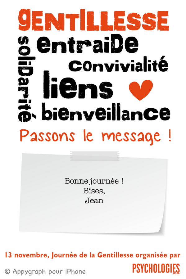 Appygraph's tweet image. Demain c&apos;est la journée de la #gentillesse : pensez à envoyer une petite carte sympa à quelqu&apos;un avec @Appygraph !