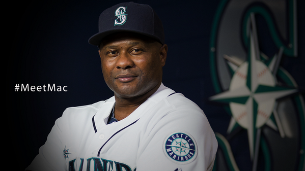 Mariners's tweet photo. VIDEO: A look back at manager Lloyd McClendon's first day at the office. http://t.co/TMSlhKmFEc #MeetMac http://t.co/RwsVg0pmbC