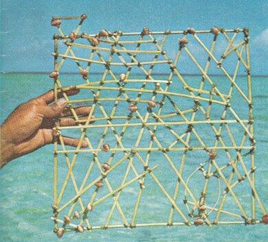 mearabai's tweet photo. Stick charts of current patterns btwn islands in an archipelago. Learned before taking to sea. http://t.co/RRTDSUayzB http://t.co/YR416NQQTG