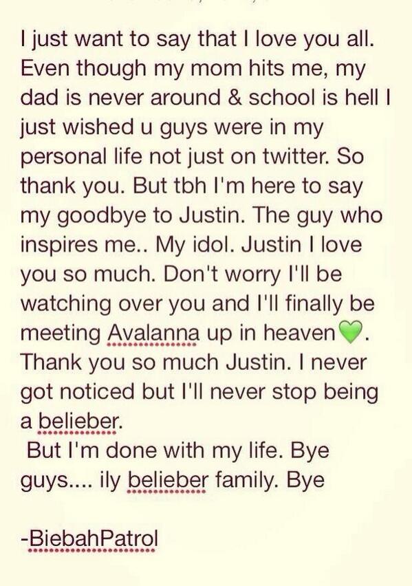 idrkchels's tweet image. This was the saddest thing i read. #RIPBrooke your in a better place 👼💜 @justinbieber notice please
