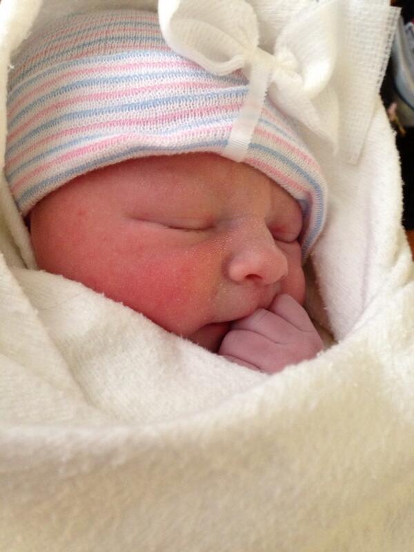 GlendaLewisTV's tweet image. @stephenclark: @wxyzalicia: SIS! 11-12-13 baby! @ENicole19 's Lillian Marie! 12:56pm, 6lb-7oz,19in. Yay! #backchannel