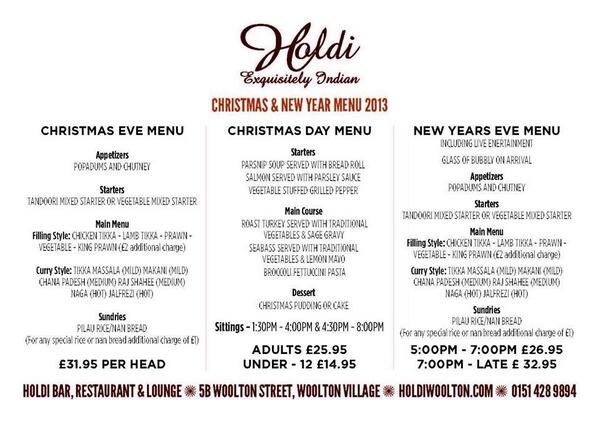 HoldiLiverpool's tweet photo. Also guys check out our Xmas and NYE set menus. We're feeeeeeeeeeling festive 🎅🎁🎄 http://t.co/KCDXdJFSph