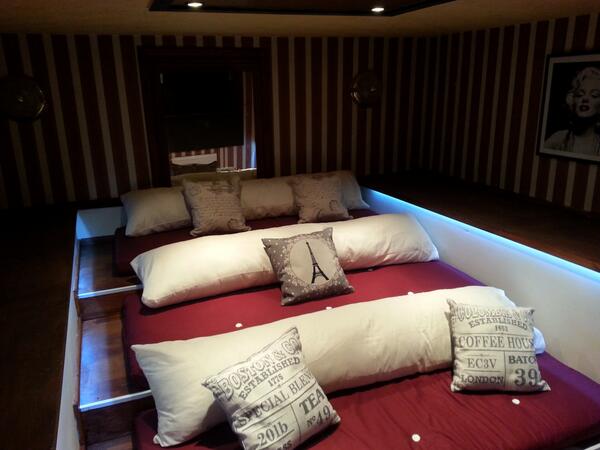 Palatine House. Cinema Room - Blackpool Student Accommodation