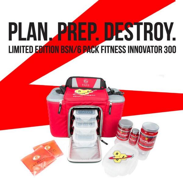 BSNSupplements's tweet photo. The #BSN @6PackFitness LIMITED EDITION Innovator 300 Bags + #MassStack are now available! http://t.co/xhKcp2XRiE http://t.co/r9syejGqar