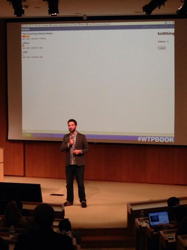 DavidJGarcia's tweet photo. The first version of @reddit took "minimum viable product" seriously. #wtpbook http://t.co/12DkI7TUkT