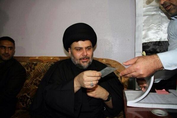 Alsadroffice's tweet photo. Sayd Muqtada Al-Sadr updates his personal information in the election registry,in a clear signal to the Iraqi public http://t.co/Fxe5haGoPU