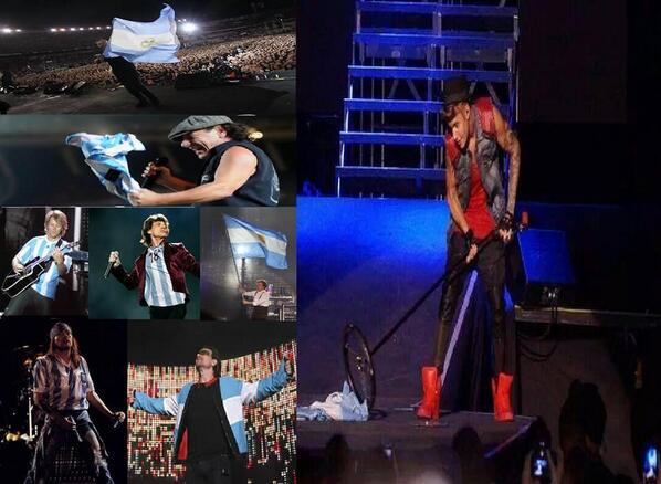 JUSTIN BIEBER PISANDO LA BANDERA ARGENTINA