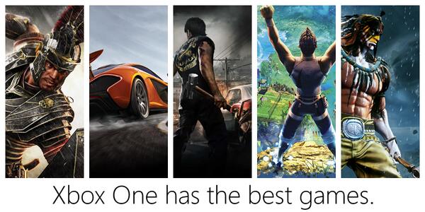 XBOX's tweet photo. Built by gamers, for gamers.
#XboxOne has the Best Games. Here’s the full list: http://t.co/U3hD8fH3c0 http://t.co/f7uL3kzCnY