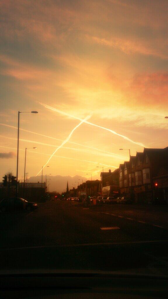 amyestcourt's tweet image. Kisses in the sky on my drive to work this morning! #lovelystart