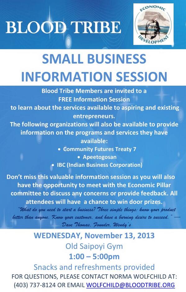 m_eaglespeaker's tweet image. #kainaiwa #smallbusiness