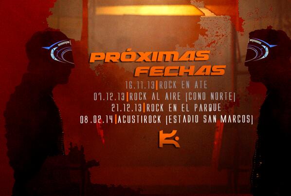 jorge_kendall's tweet photo. Próximos conciertos de @kendallband http://t.co/uTHO14pQUc