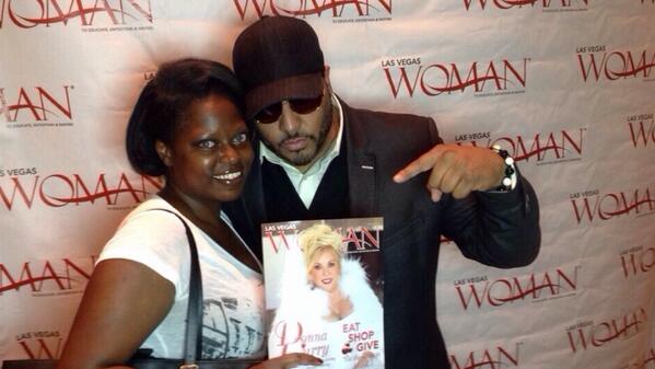 _Just_KIM's tweet photo. Hanging out @LasVegasWoman Magazine Winter launch party with @OfficialAlBSure  @TexasStation Hotel &amp; Casino #vegas http://t.co/Wtt5nUahrx