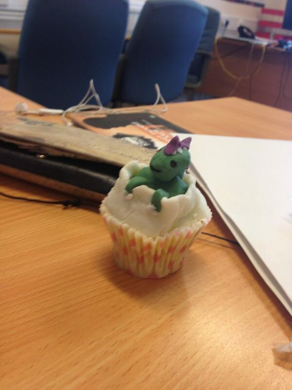 @PhilJMarsh say bye bye to the dino in the egg!! #deskclearing