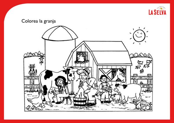 LaSelva_es's tweet photo. ¡Hemos preparado esta ficha de colorear para los peques!. Solo tienes que imprimirla y verlos disfrutar :) http://t.co/ZcnlaWEY15