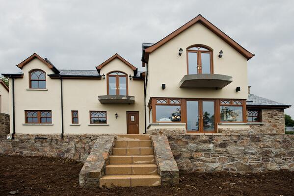 Completed photo of a dwelling on the Aughnagon Road, Burren. For more photos check out our Facebook page.