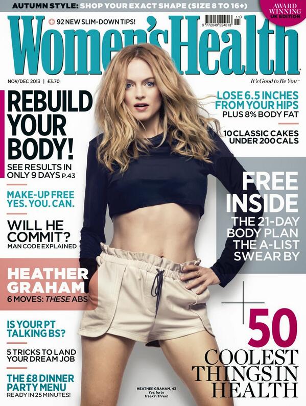 See your body. Хизер Грэм на обложке elle 1999. Хизер Грэхем на обложке elle 1999. Cover Magazine Heather Graham. Women's Health December 2015 ko&Fe.