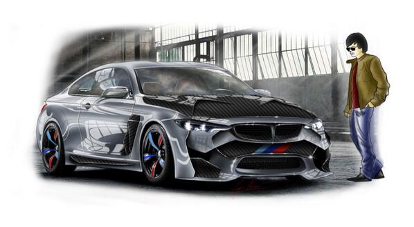 AdrianDryDry's tweet photo. DRYdesign lovers! Soon you will see an article of a version of bmw m4 designed by me on http://t.co/ZnGROuG944 http://t.co/vjjAgwr2cb