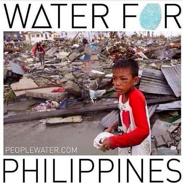 YolandaHadid's tweet photo. ❤️For every repost @peoplewater will donate $1to those needing water in the Philippines #reachout #spreadtheword xox http://t.co/1aXlxHT9A9