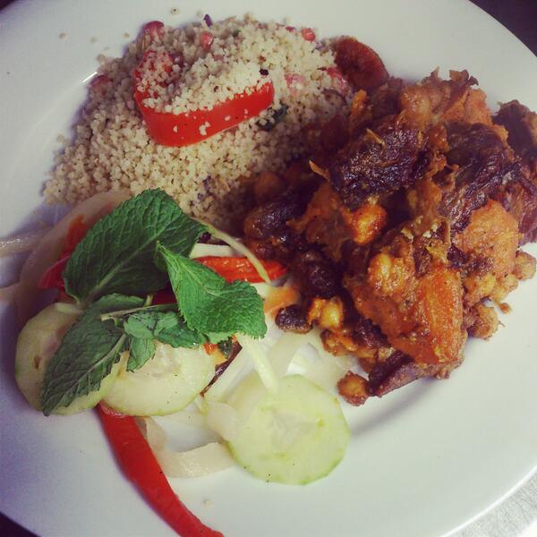 Our tagine. Organic lamb only 5.50