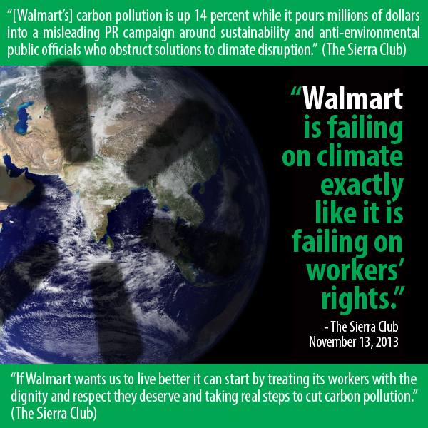 dzothub's tweet image. Historic @sierraclub stment: "Walmart is failing on climate exactly like it is failing on workers' rights." Pls share