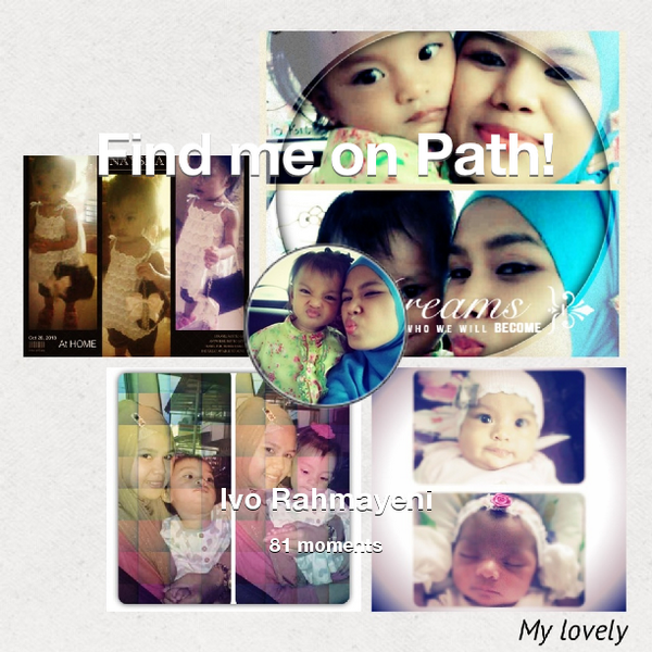 ivorahmayeni's tweet photo. I've shared 81 memories with my friends on #Path - see them now at http://t.co/uLXE71uX2m! #thepersonalnetwork http://t.co/9axtTBm3rW