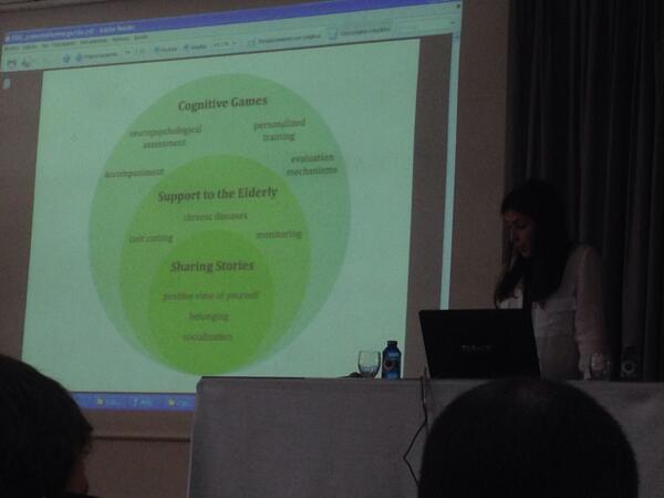 ericvelleman's tweet image. Slide with overview of components of #activebrain online social platform for active and healthy ageing at #DSAI2013