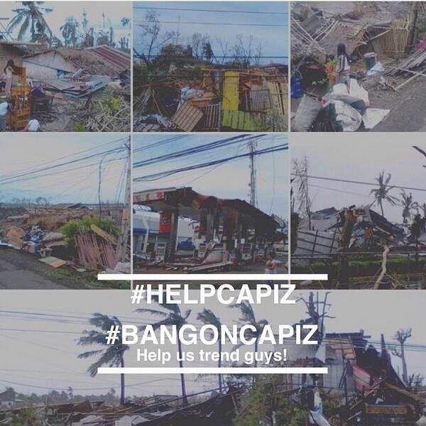 jiapipai's tweet image. Let&apos;s help all the affected areas... #HelpCapiz #BangonCapiz