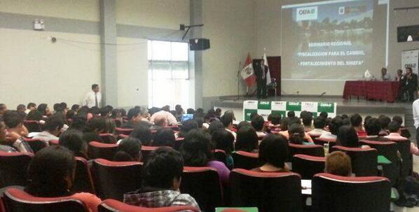 MinamPeru's tweet photo. AYER EN ICA - Seminario "Fiscalización Ambiental para el Cambio - Fortalecimiento del #SINEFA" - @OEFAperu http://t.co/raLkWvSFZM
