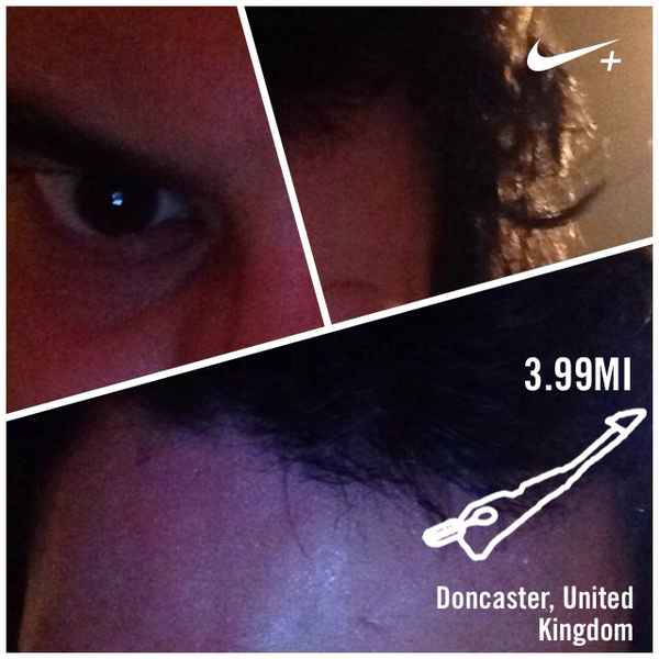 agent0422's tweet image. I just ran 3.99 mi with Nike+. go.nike.com/09mr682c #nikeplus