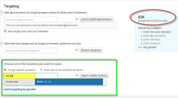 iProdStudio's tweet image. #Twitter now allows #geotargeting by zipcode. #socialmedia #marketing
