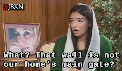 JBXN's tweet photo. The wall outside Bilawal House #Karachi according to @AseefaBZ | #JiyeBhutto Aseefa B zardari http://t.co/QAcOGn7oCo http://t.co/Yyt9MHl7DY