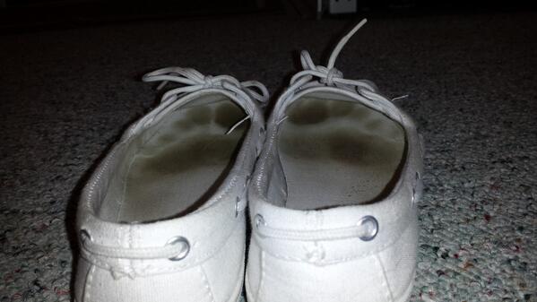 SarahSweetFeet's tweet photo. @FootSlaveSteve I'd love to see you try to lick my sweaty toe prints out of these, and they do smell like my feet. http://t.co/Uc7GTb6bKw
