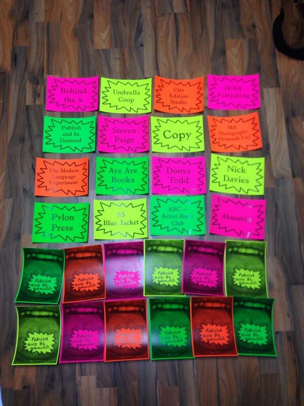 We are getting ready for book shaped fun this Sunday @PlymArtsCentre with @City_Edition <a href="/publishNBdamned/">PublishAndBeDamned</a> <a href="/The_Tuber/">TheGameTuber</a>