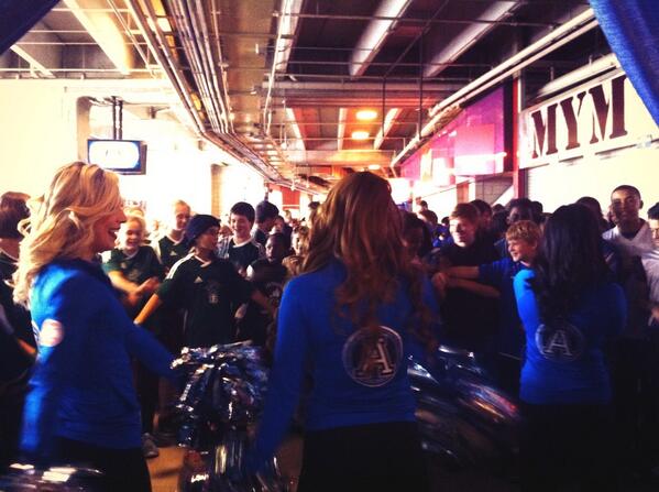 Now the <a href="/ArgosCheer/">A</a> take the stage at #FaithDay