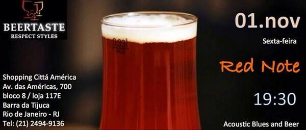 Daqui a pouco rolará um belo blues no BT !! Banda Red Note !