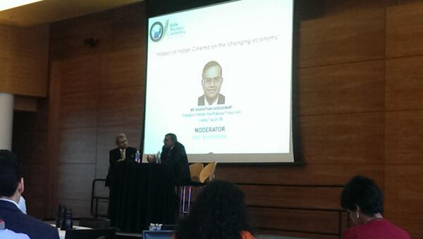 MichiganRossIBC's tweet photo. Bharathan Kandaswamy talks about the impact of Indian Cinema on changing economy! #UMIBC2013 http://t.co/oYQKq8dNCy
