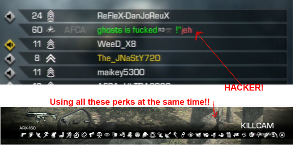 dpjsc08's tweet image. Ghosts hacked already!! DAMN.