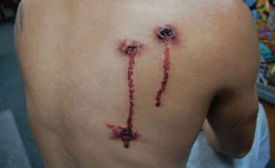 PonieandShit's tweet photo. #shitoftheday #tatoo #realistic http://t.co/nKqRV8rfeJ